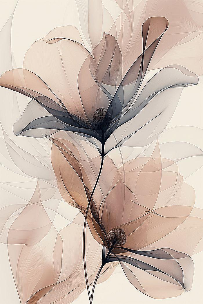 Mystic Midnight Blooms: Velvety Petal Waltz